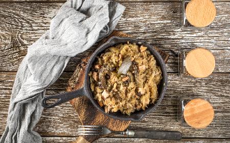 Bigos z boczniakami - niezwykle aromatyczny postny bigos