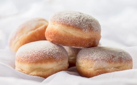 Pączki domowe bez drożdży - przepis